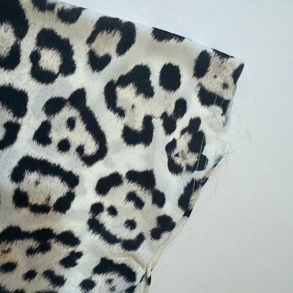 Baja East Animal Print Mini Shift Dress Size 00 - Picture 7 of 9